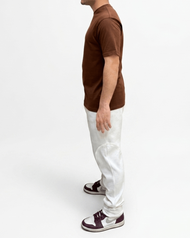 Coffee Brown Oversized Matcha Print T-Shirt | Premium Cotton Streetwear Graphic Tee - Image 5