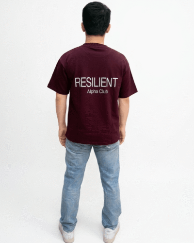 Wine Oversized Graphic Print T-Shirt | Premium Cotton  Streetwear Tee